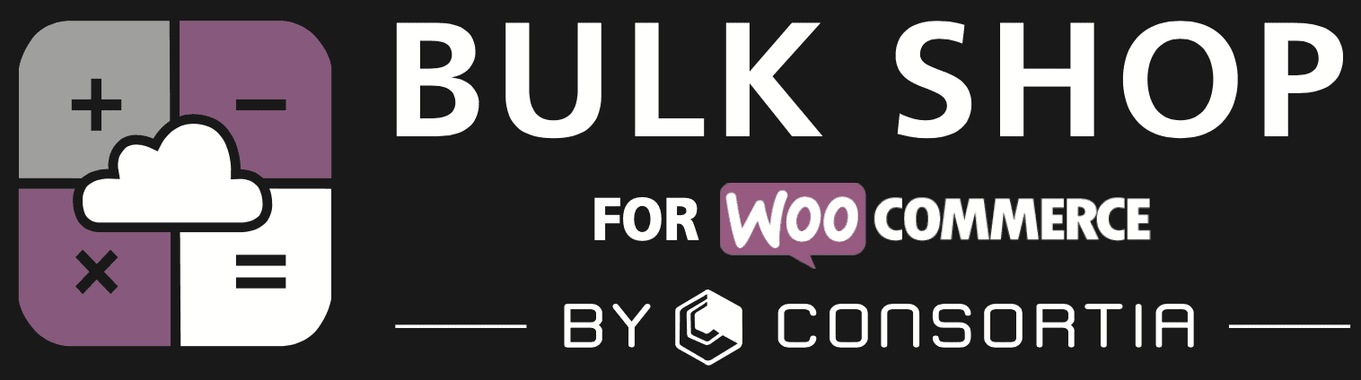 Bulk Shop logo - black