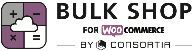 Bulk Shop logo - black