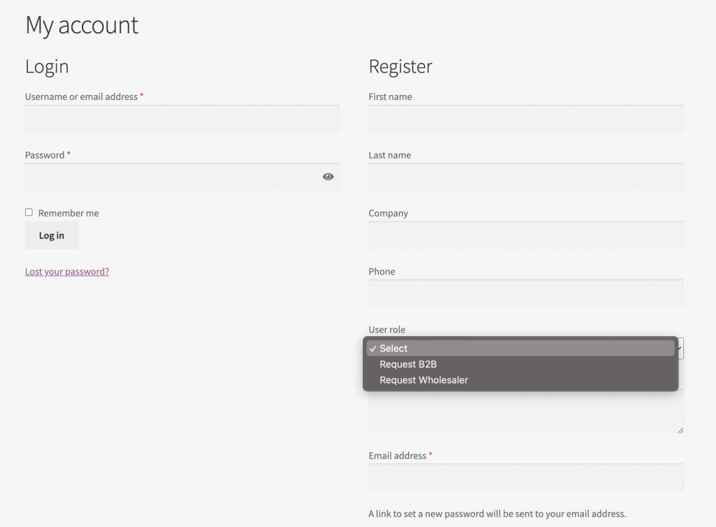 Registration form - approval - Consortia Addons
