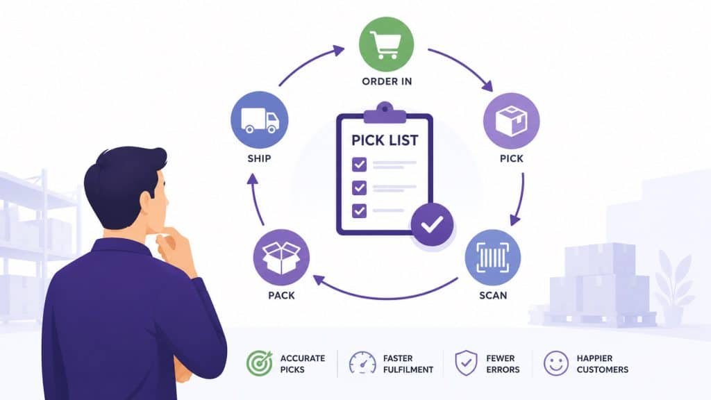 Shopify pick workflow